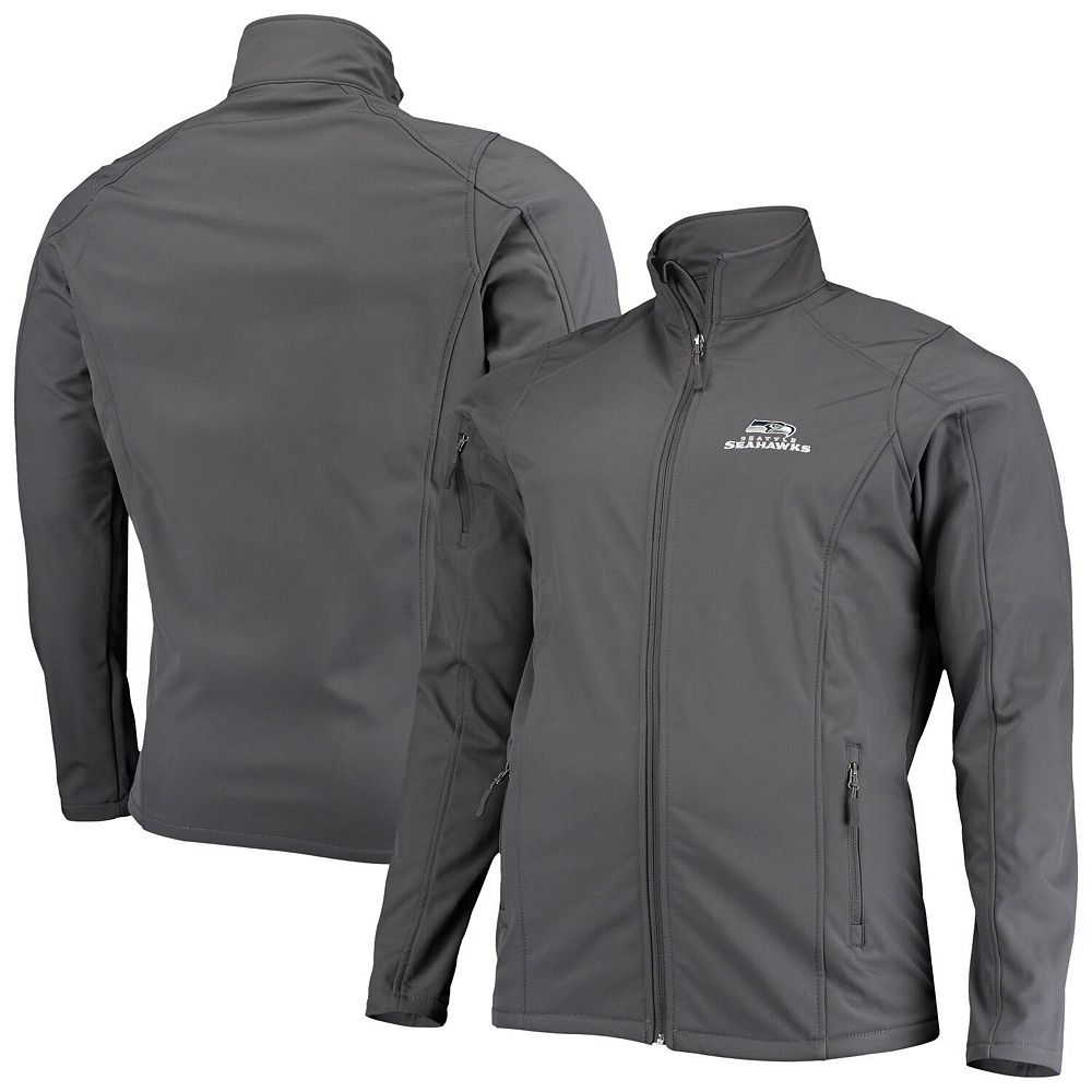 

Мужская серая куртка Dunbrooke Seattle Seahawks Big & Tall Sonoma Softshell с молнией во всю длину, цвет Sea Grey