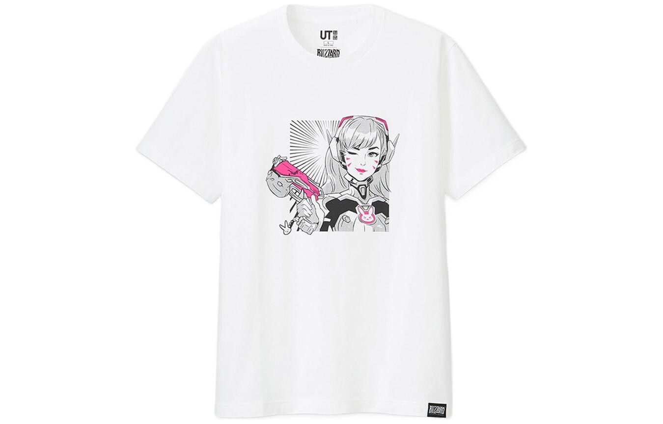 

Футболка унисекс белая Uniqlo, белый