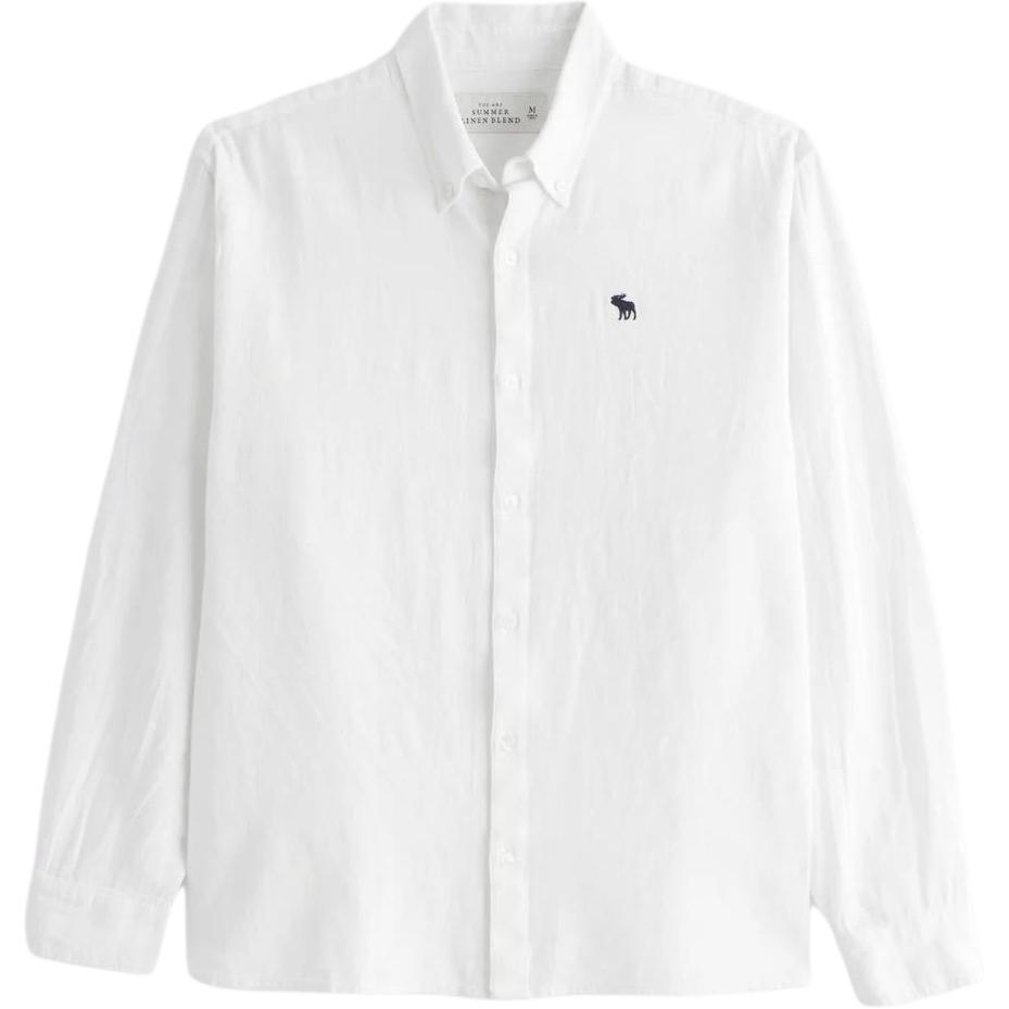 

Abercrombie＆Fitch Мужская белая рубашка