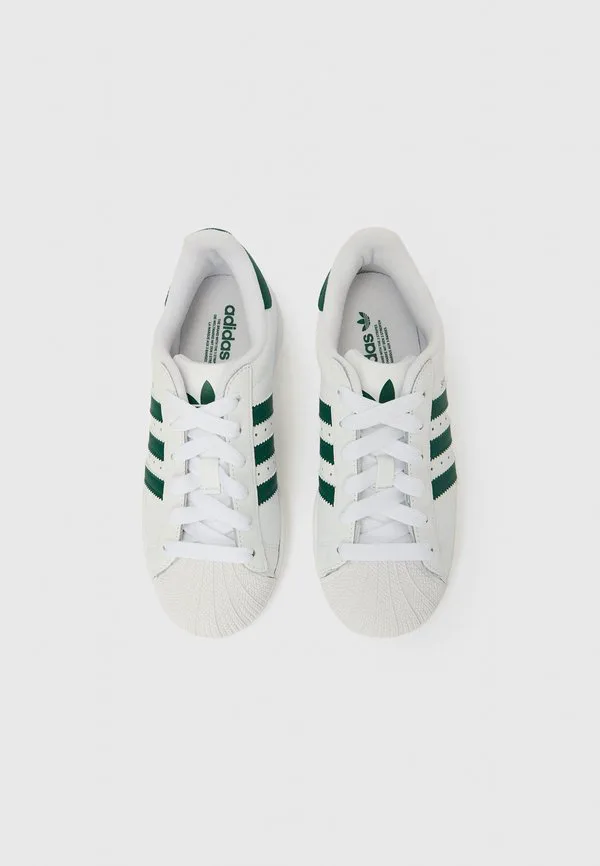 Кроссовки superstar ii унисекс Adidas Originals, White/Collegiate Green — фото 4