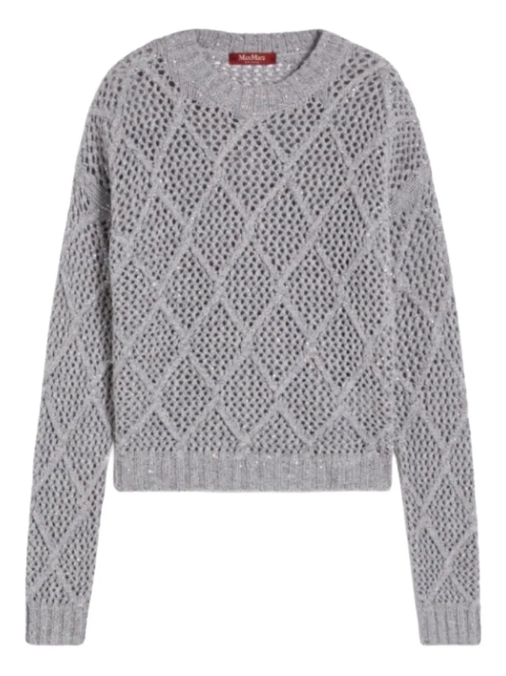 

Свитер с пайетками MAX MARA, серый