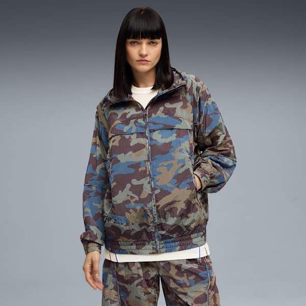 

Куртка рипстоп с узором Clrt Puma, фиолетовый