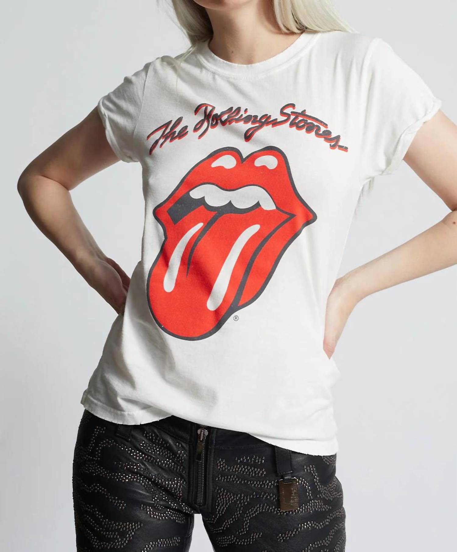 

Футболка Live In Concert Stones белого цвета Recycled Karma