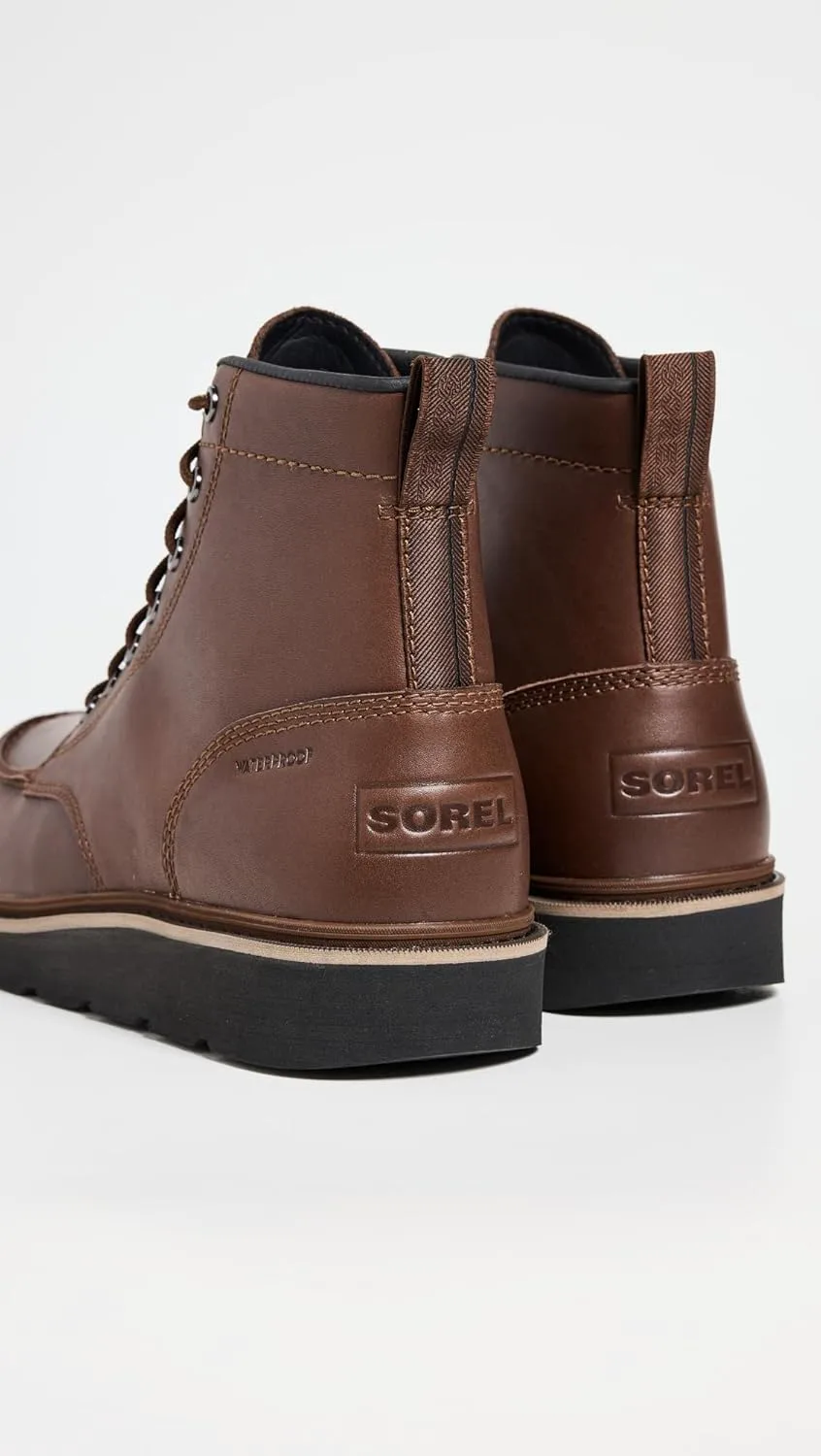 Мужские водонепроницаемые ботинки SOREL Slabtown 62 Moc, черный — фото 3