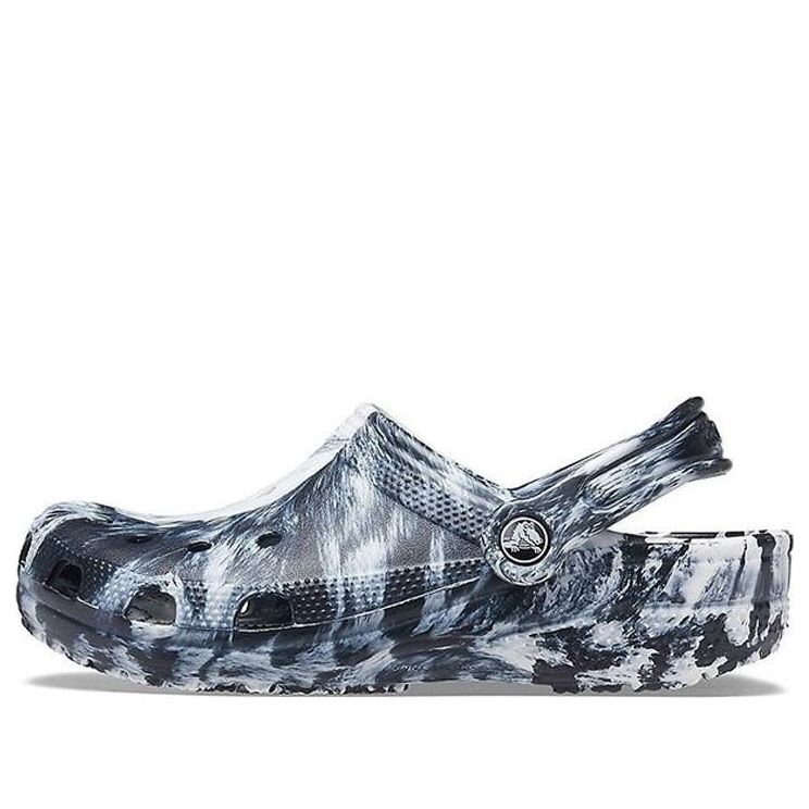 

Сандалии Crocs Beach Marble Unisex Black White Sandals 'Black White', черный