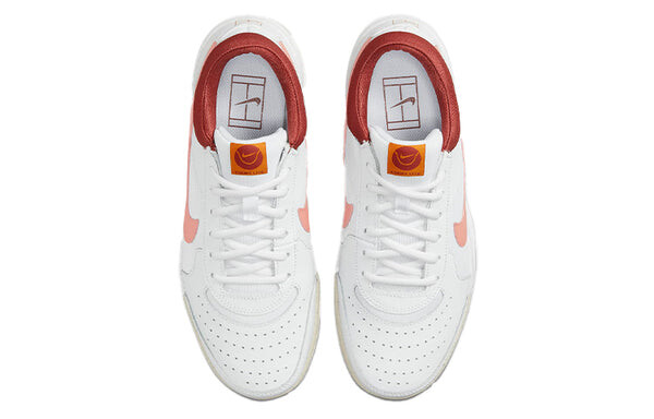 Кроссовки (WMNS) Nike Zoom Court Lite 3 Low-Top Tennis Shoes White/Pink, белый — фото 4