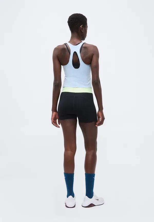 Шорты для бега Nike Performance, черный/бледно-зеленый/белый — фото 3