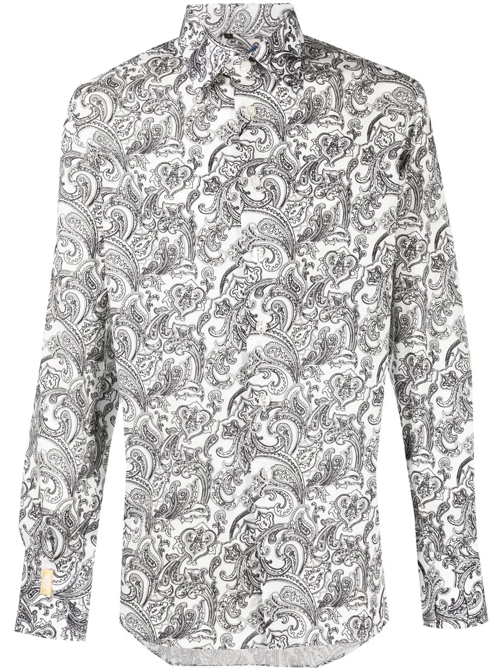 

Рубашка с длинными рукавами и принтом пейсли Billionaire, белый
