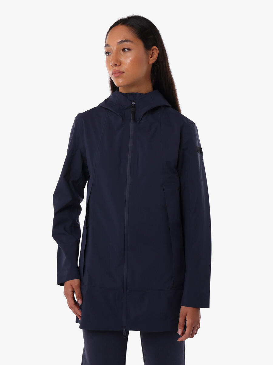 

JAKED Женская синтетическая фитнес-куртка темно-синего цвета