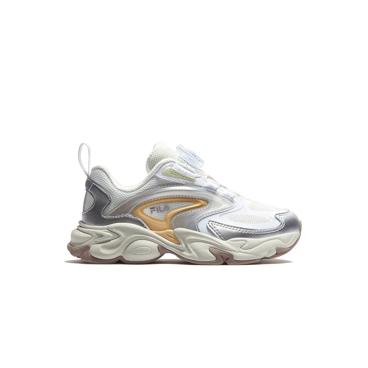 Heritage FHT Synthetic Leather, Textile Running Shoes Kids' FILA KIDS, f-ol romantic фиолетовый/светло-lavender — фото 4