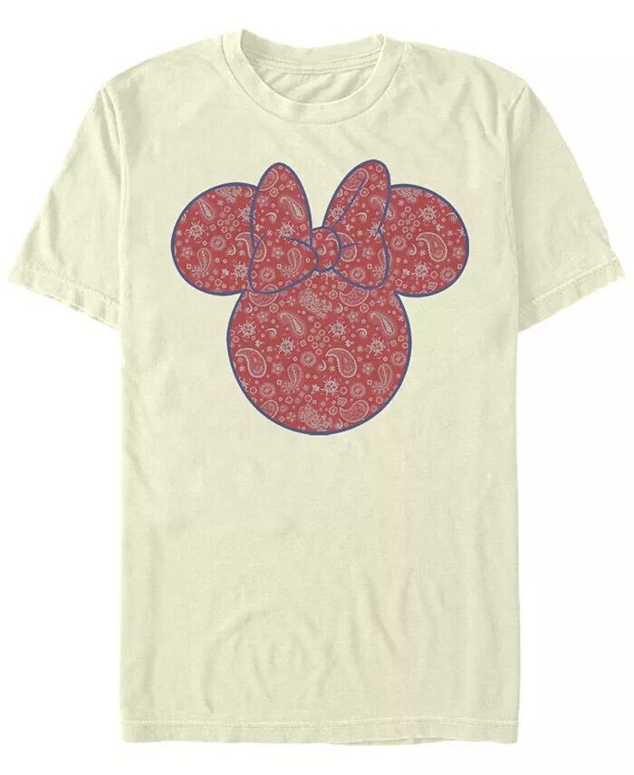 

Мужская футболка Minnie Americana с коротким рукавом и круглым вырезом Fifth Sun, коричневый/бежевый