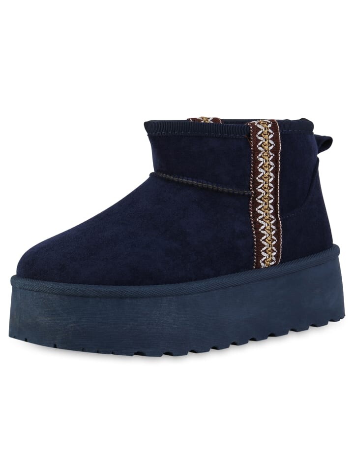 Ботильоны VAN HILL Winter Boots Aria, темно-синий