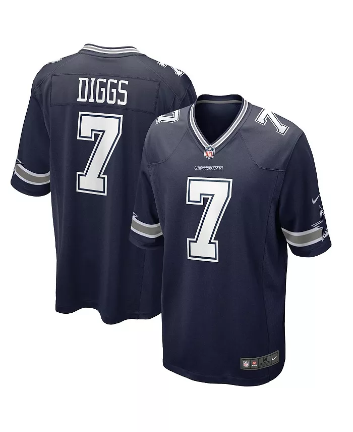 

Мужская игровая футболка Dallas Cowboys Тревона Диггса Nike, синий