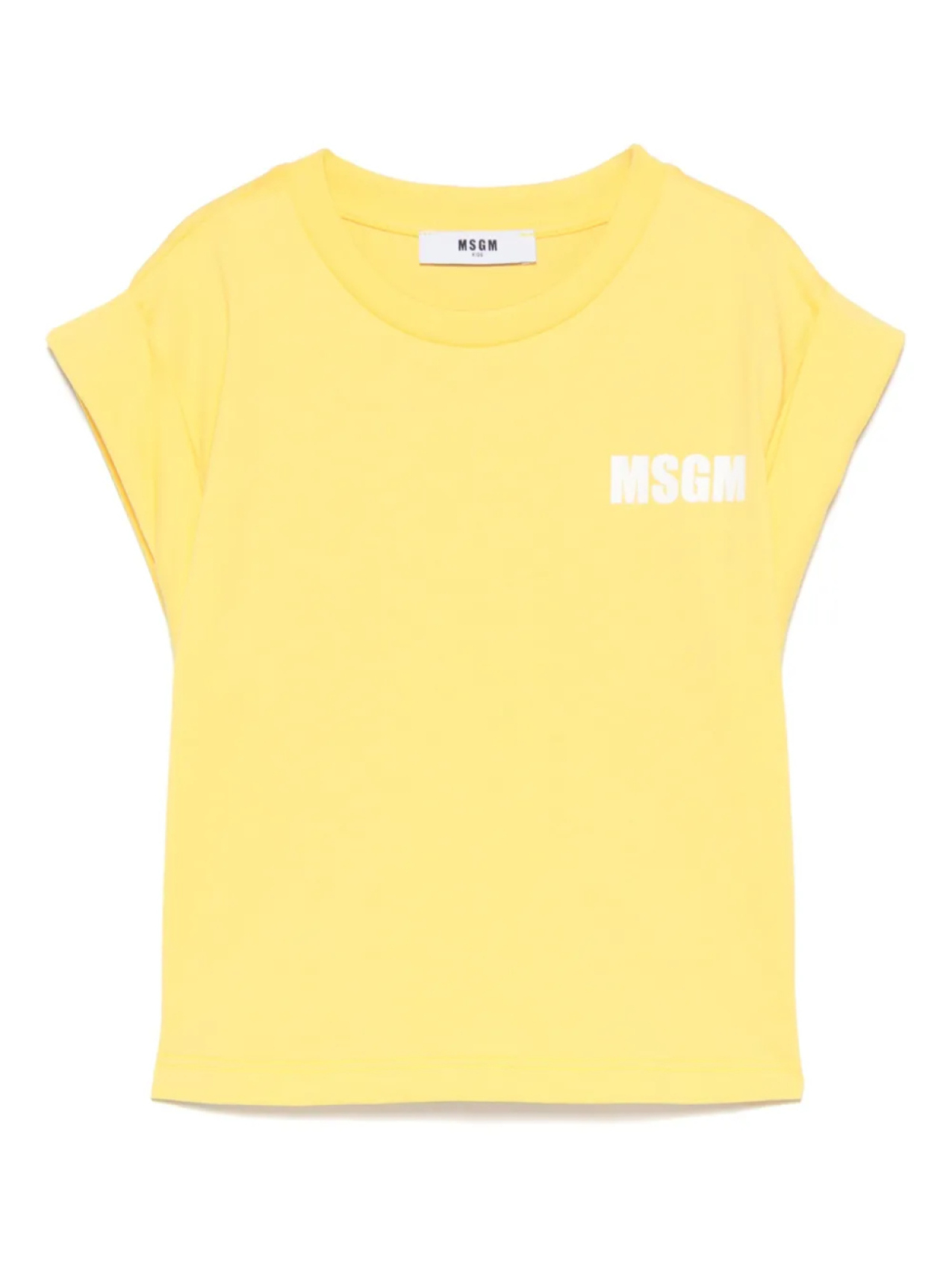 

Футболка с логотипом MSGM Kids, желтый