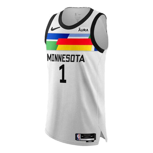 

Футболка Nike x NBA MINNESOTA Edwards Jerseys T-Shirts 'White', белый