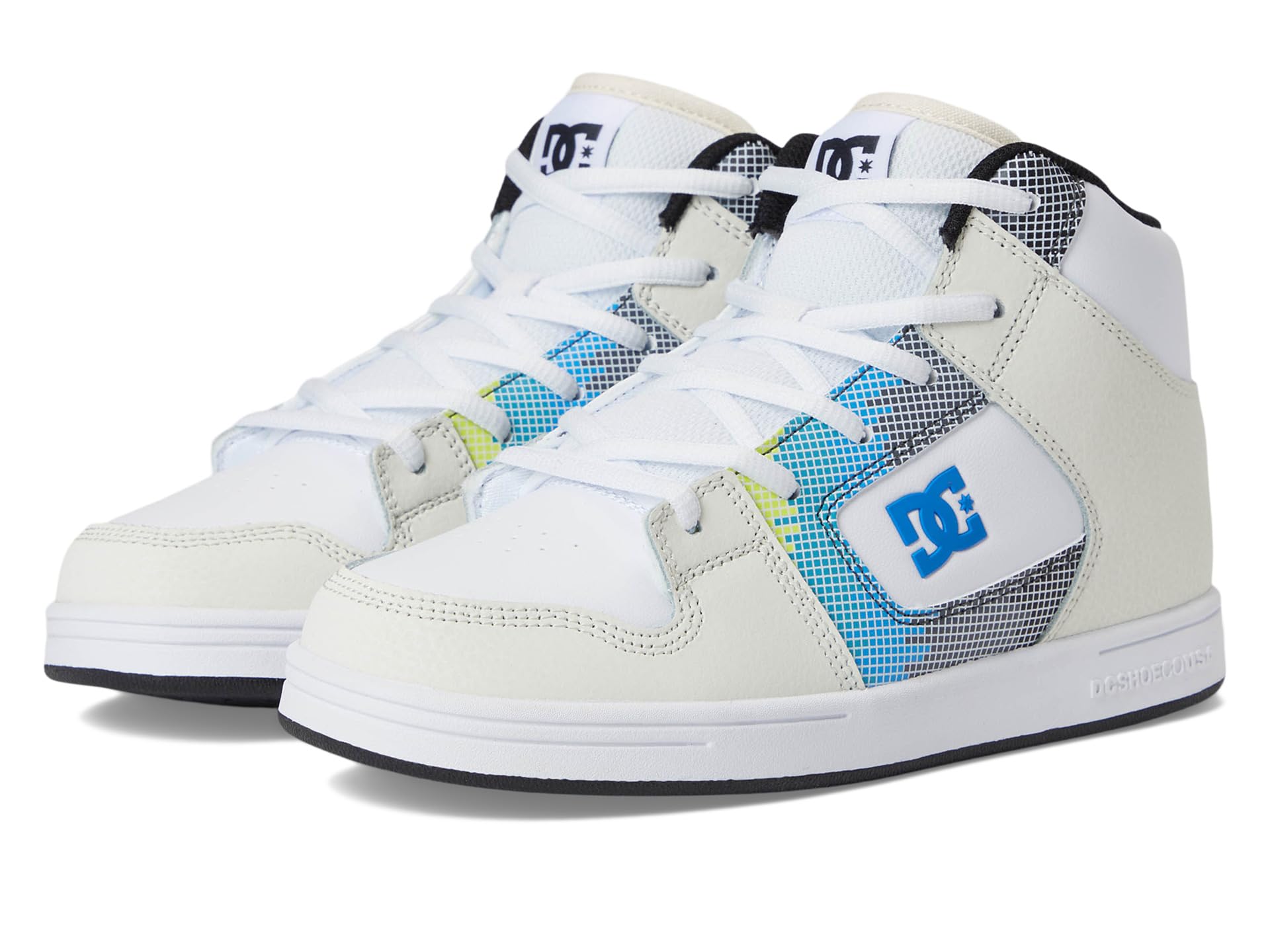 

Кроссовки DC Kids Manteca 4 Hi, Off-White/Blue/Multi
