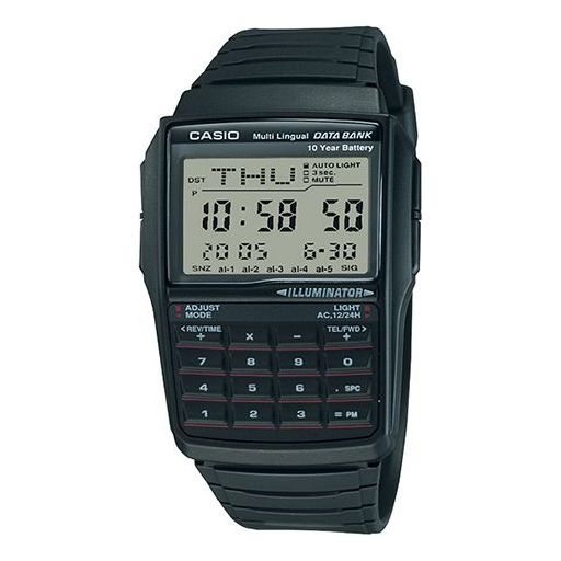 

Часы CASIO Quartz Waterproof Sports Mens Black Digital, черный