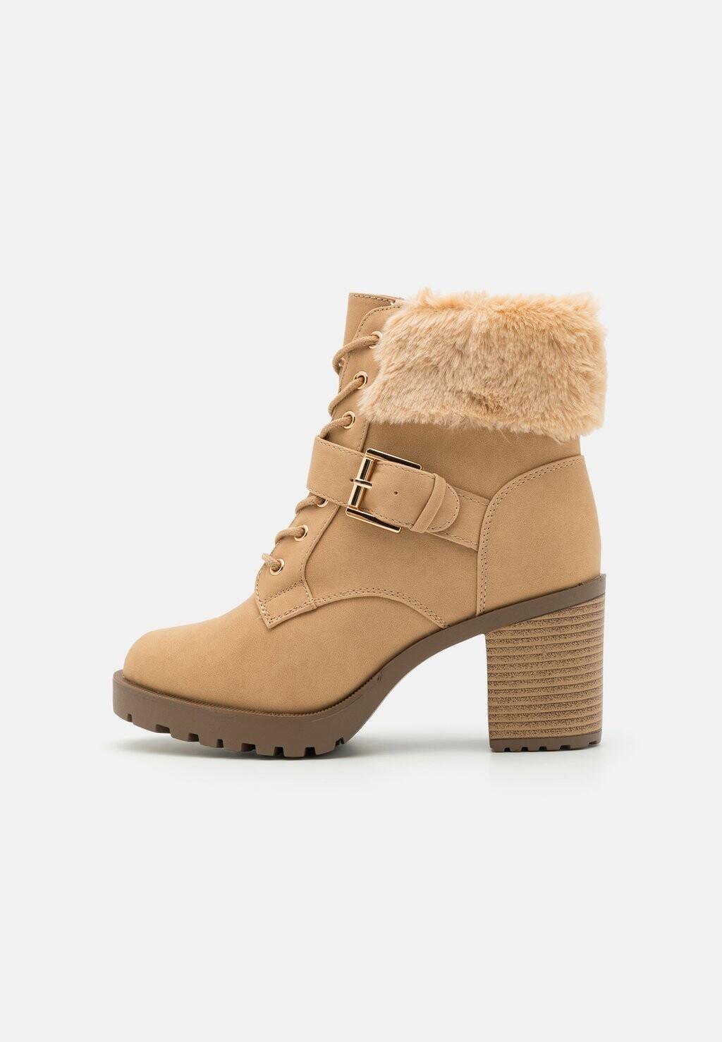 Ботинки со шнурками Anna Field, цвет beige