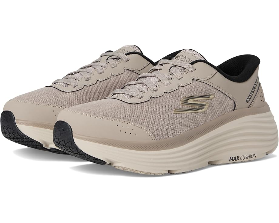 

Кроссовки SKECHERS Hands Free Slip-ins Max Cushioning Endeavour, цвет Taupe/Black