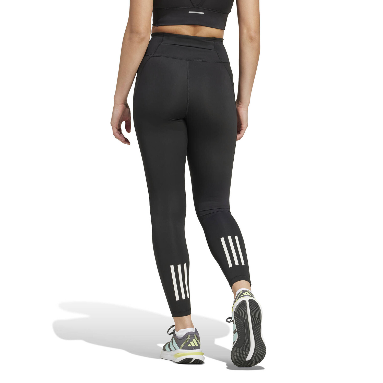 Леггинсы для бега — залог успеха Adidas Performance, черный — фото 4