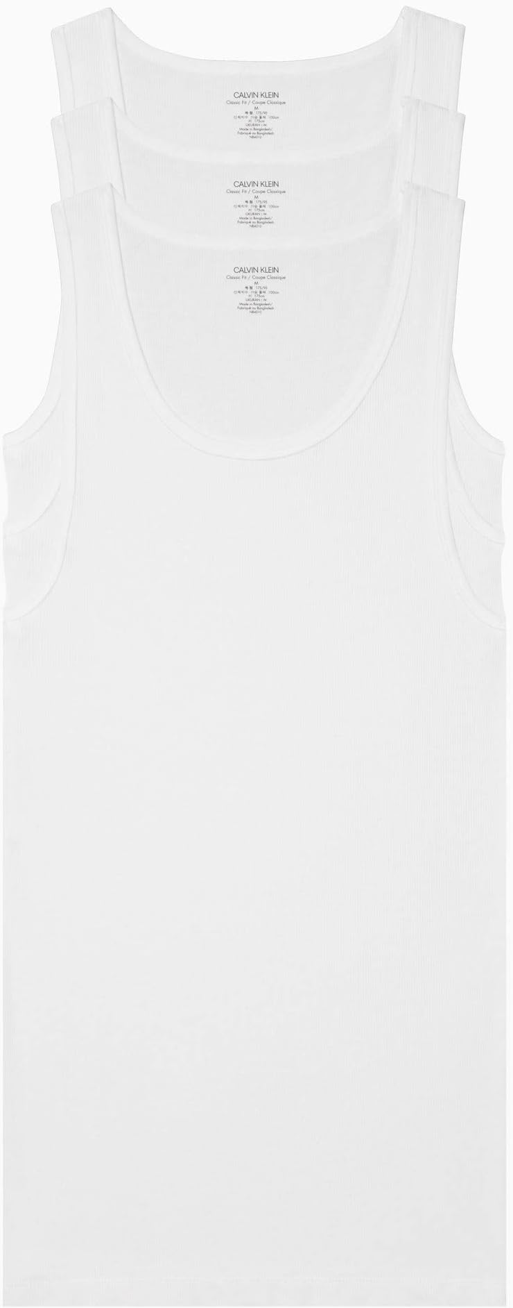 

Майка Cotton Classics Multipack Pack Tank Calvin Klein Underwear, белый