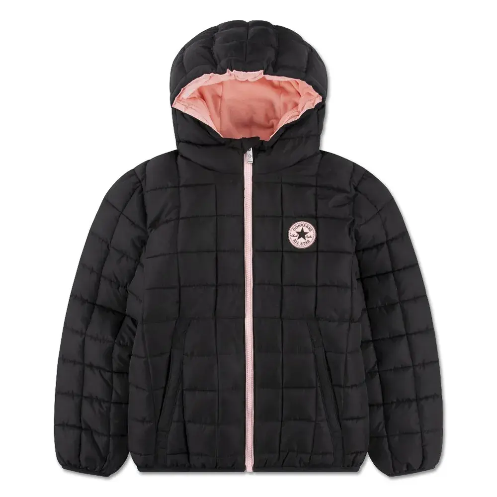 

Куртка Converse Kids Cnvn Square Quilted Mdwt Puffe, черный