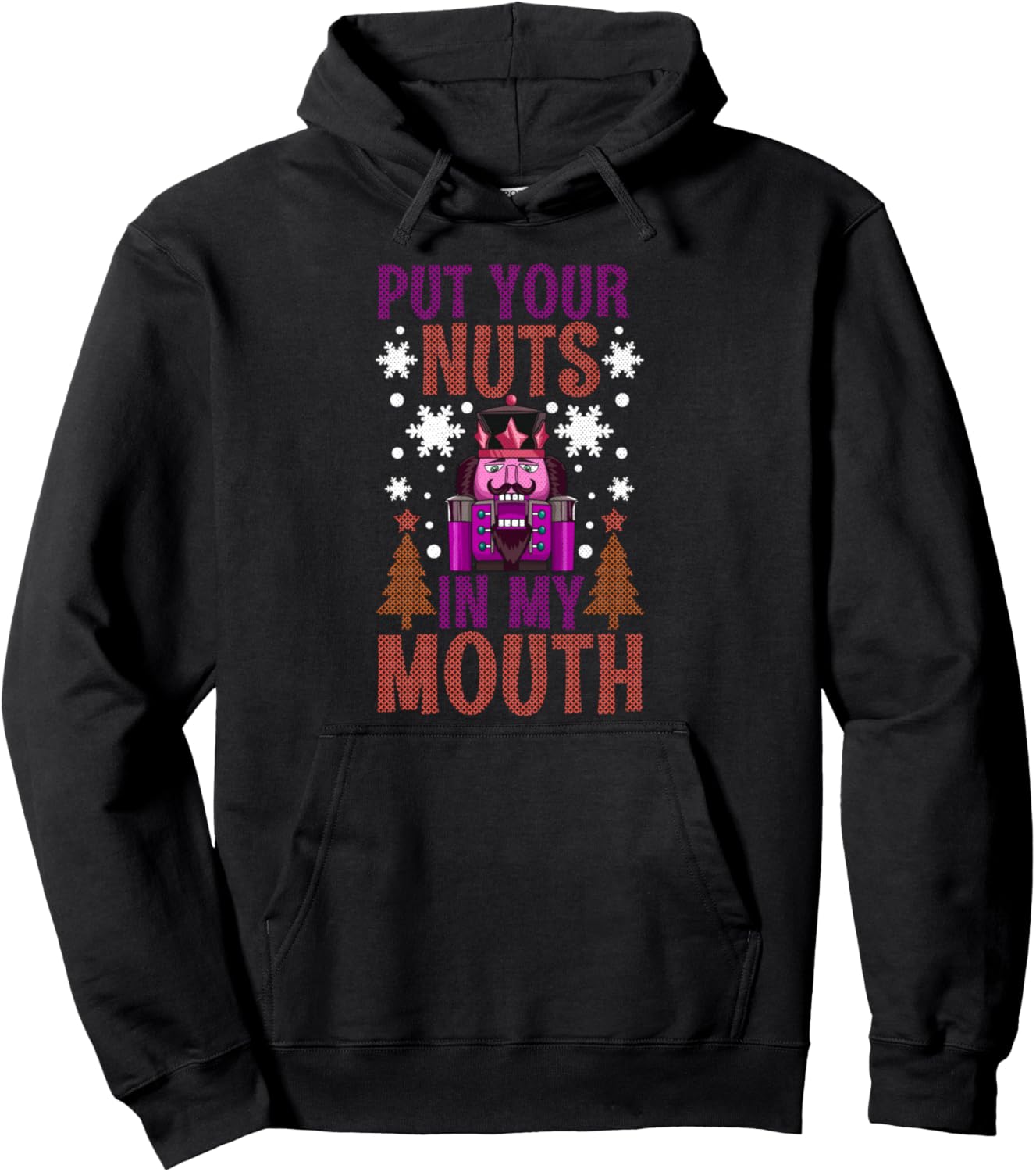 

Худи с надписью Gut Your Nuts In My Mouth Nuts Clicker на тему Рождества и Щелкунчика That'S Nuts Christmas Nutcracker Gift Co, черный
