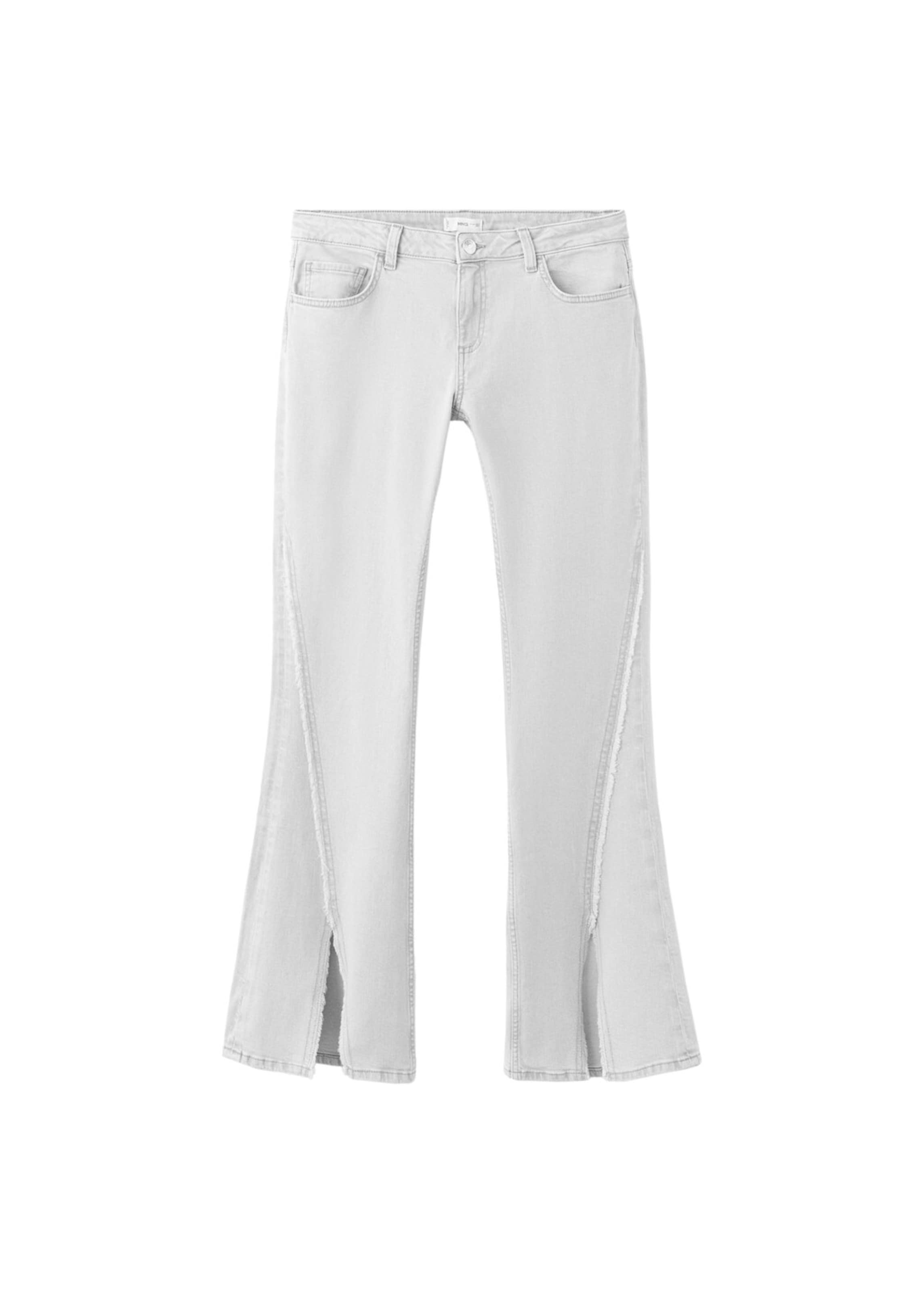 

MANGO TEEN Джинсы с широкими штанинами 'Tessa' в светло-сером цвете