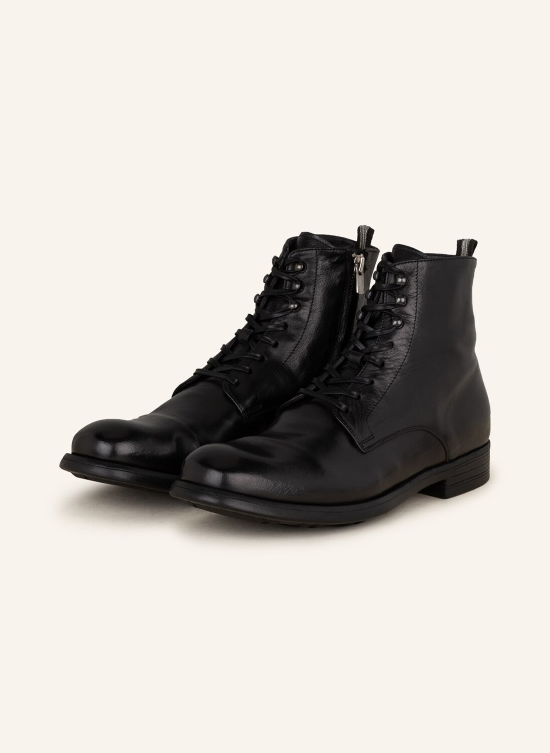 

Сапоги на шнуровке хроника 004 Officine Creative, черный