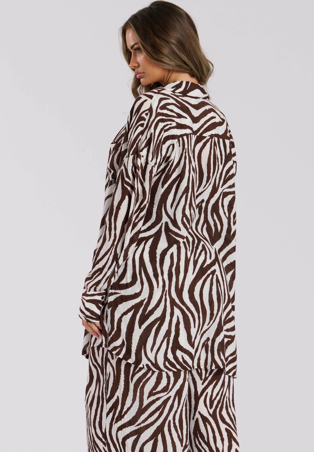 

Пляжный аксессуар PRINT OVERSIZED BEACH SHIRT South Beach, коричневый