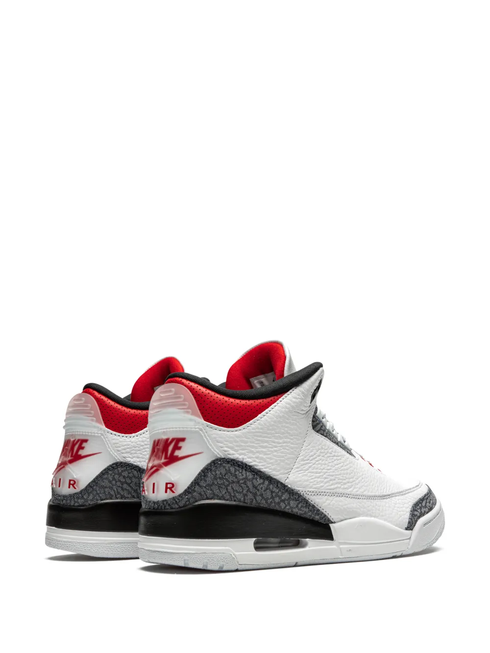 Кроссовки Air  3 SE Fire Red Denim Jordan, белый — фото 3