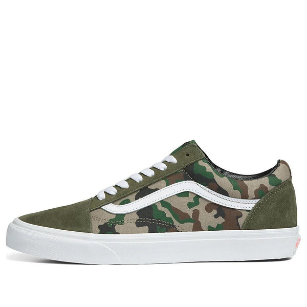 

Кроссовки camo old skool 'green white' Vans, зеленый