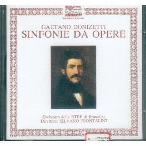 

CD диск Donizetti / Frontalini / Belgian Rso: Opera Overtures