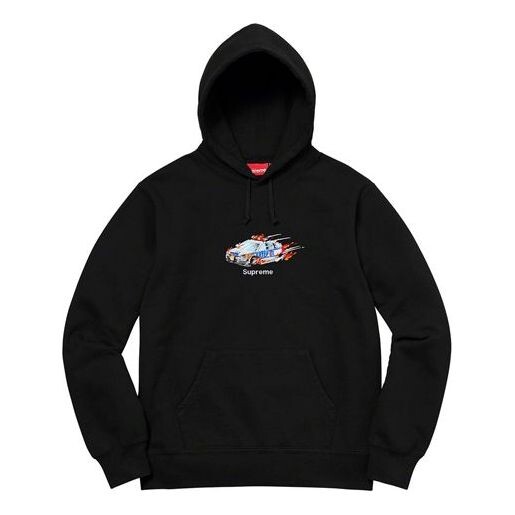 

Толстовка fw19 week 5 cop car hooded sweatshirt Supreme, черный