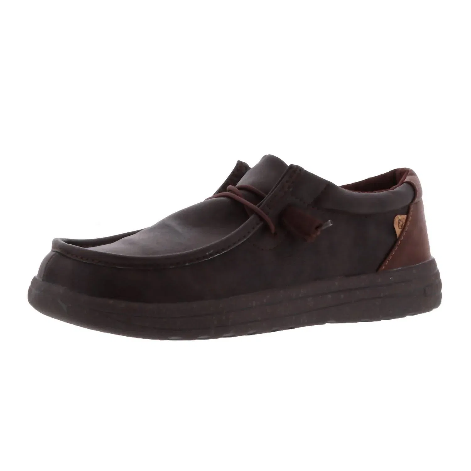 Lamo Мужские парусиновые кеды Paul Canvas Deck Shoe, цвет вощеный шоколад — фото 2