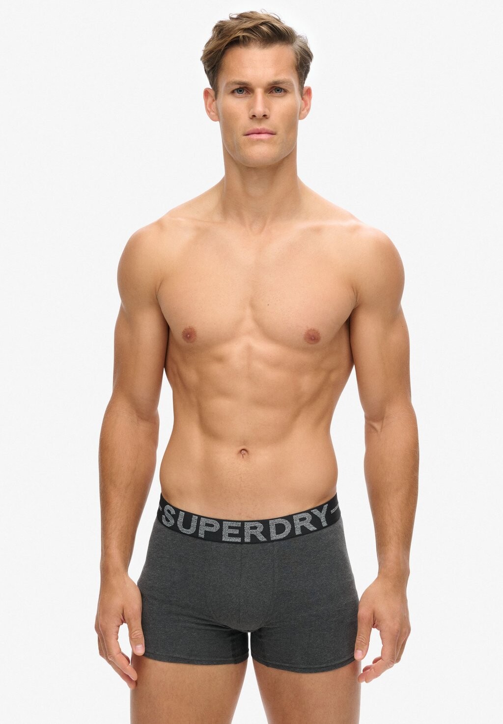 

Трусы 3ER PACK LOGOBUND Superdry, серый