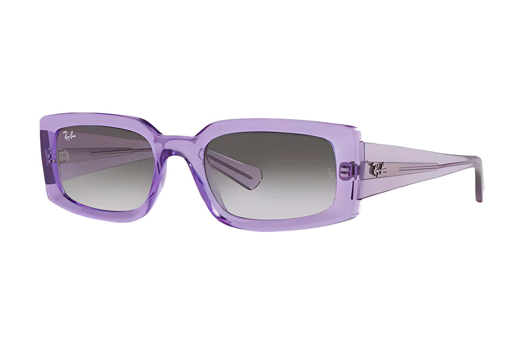 

RayBan Инъекционная литая прямоугольная солнцезащитная очковая оправа унисекс фиолетовая, Purple