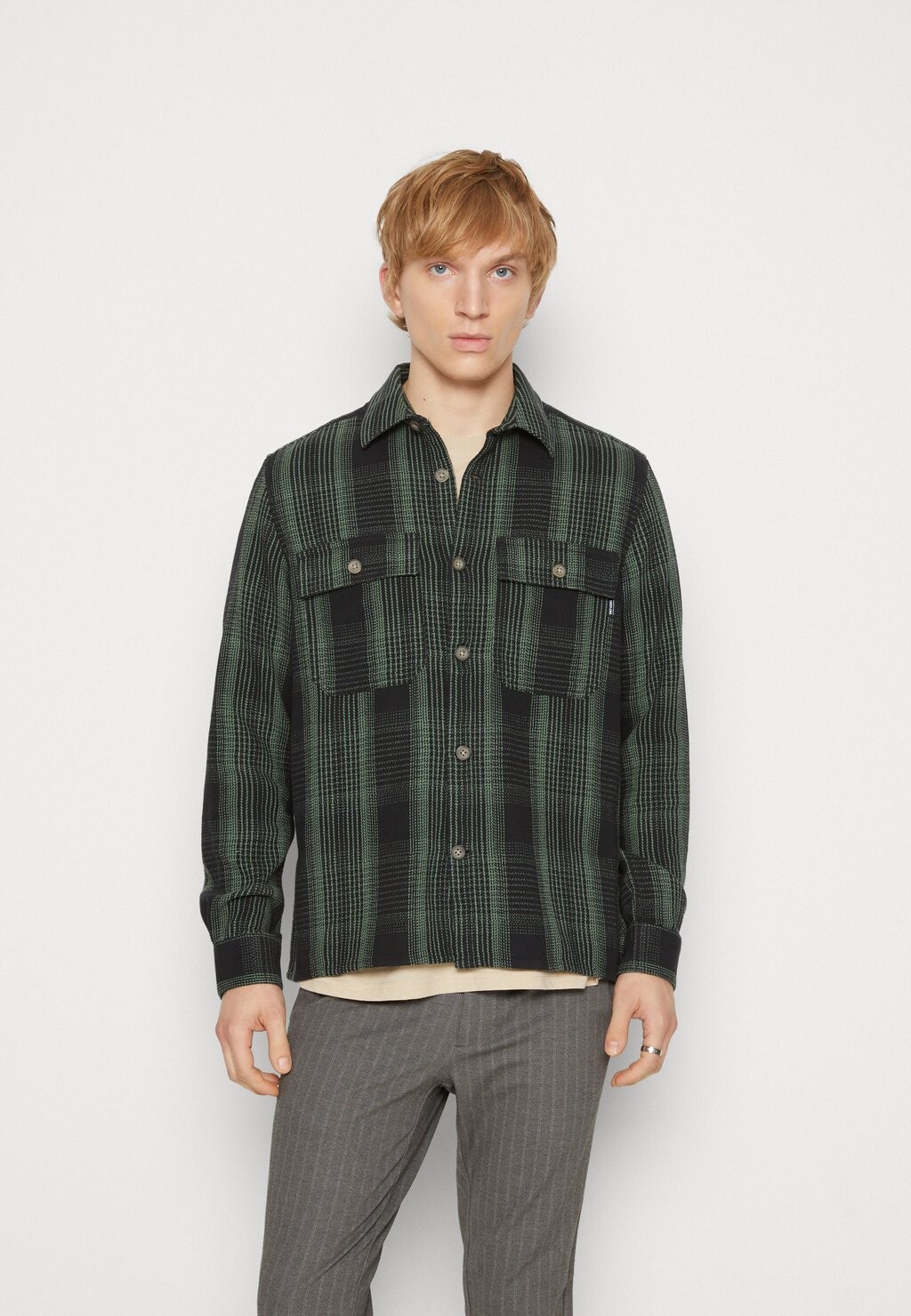 

Рубашка Entertainment Only & Sons ONSSCOTT OVERSHIRT, цвет duck green