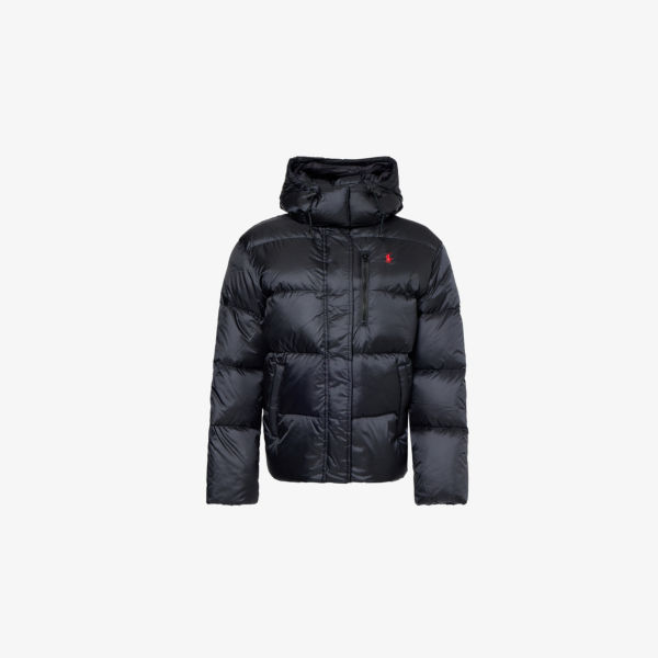 

Карли удлиненная худи с капюшоном и утепленной подкладкой Polo Ralph Lauren, черный