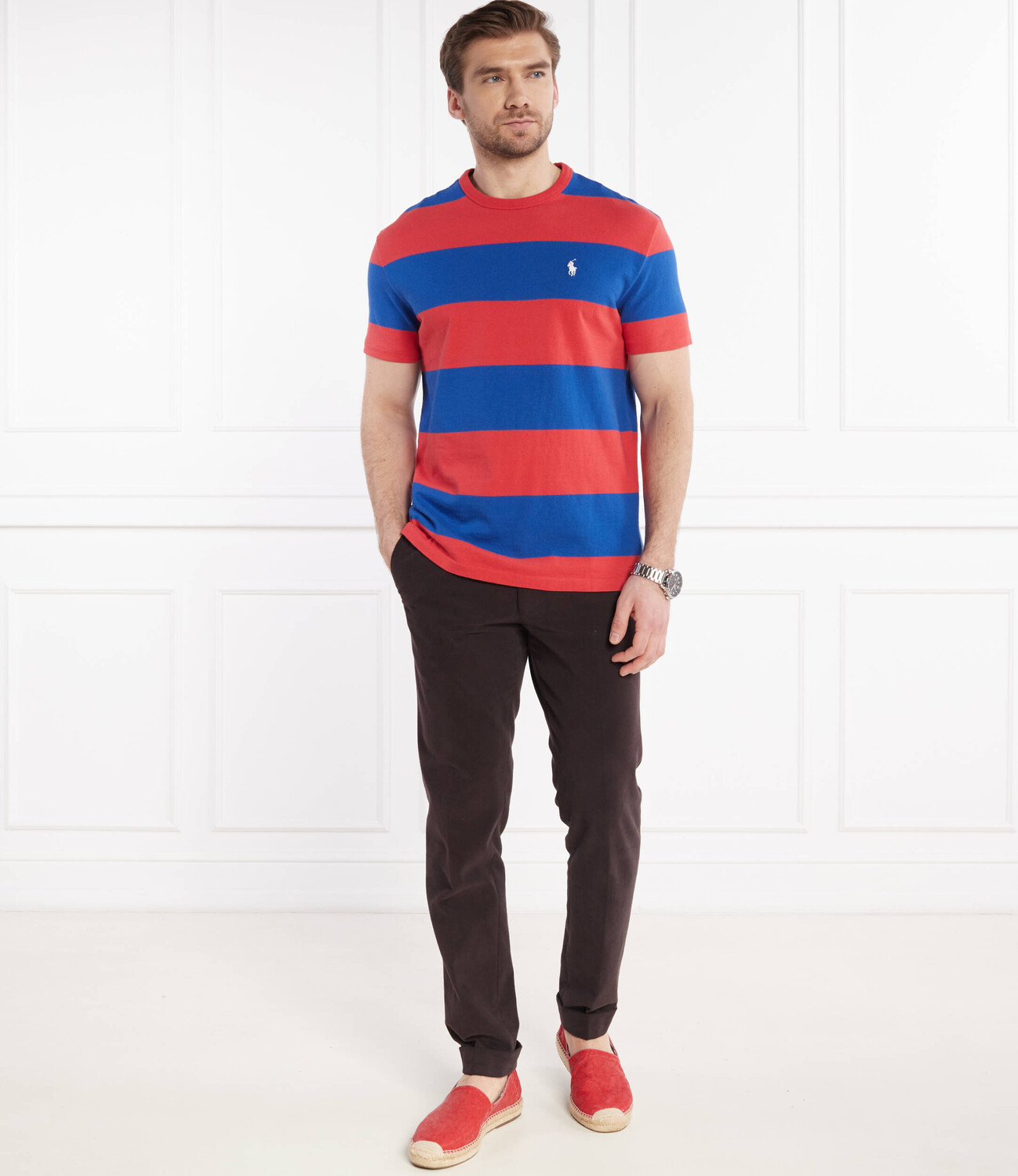 Футболка POLO RALPH LAUREN Classic fit, разноцветный — фото 2