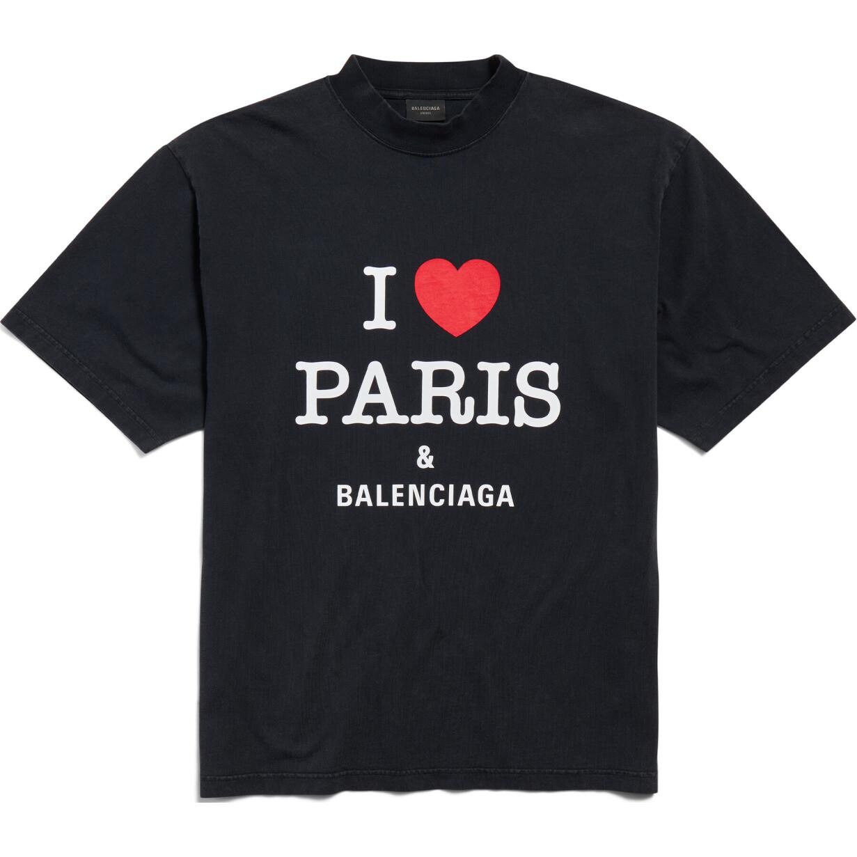 

Футболка унисекс черная Balenciaga, черный