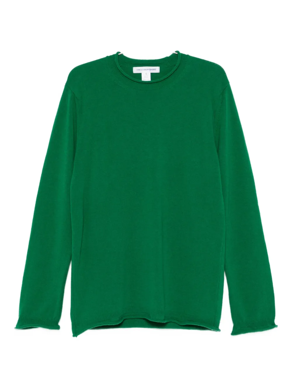 

Шерстяной свитер с круглым вырезом Comme Des Garçons Shirt, зеленый