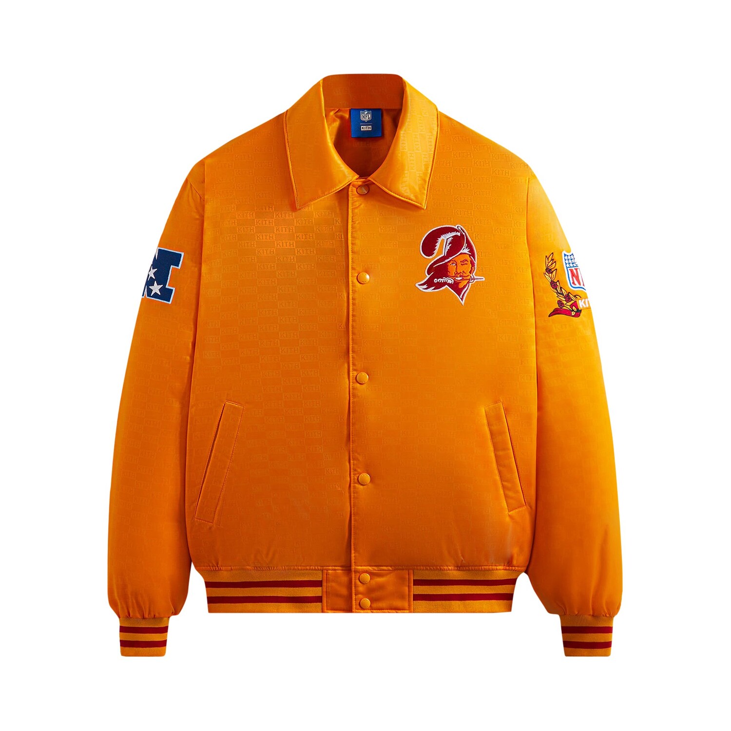 

Kith For The NFL: атласный бомбер Buccaneers Конус