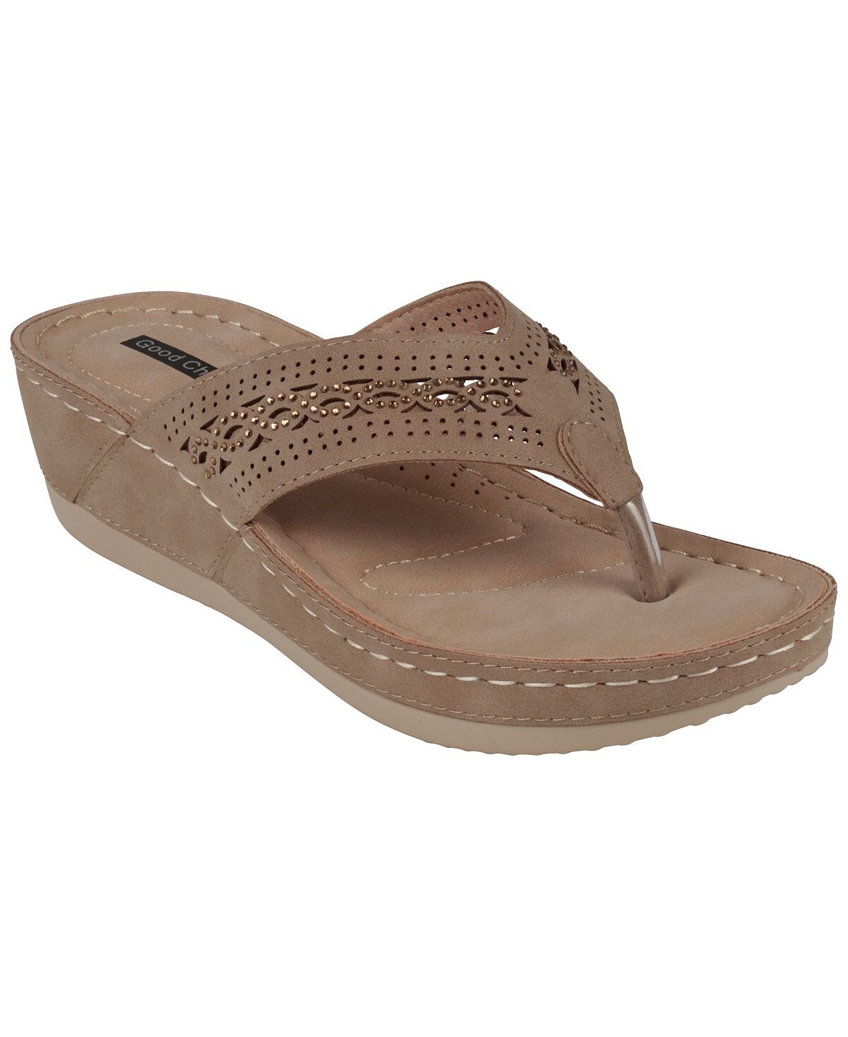 

Женские босоножки на танкетке Bari Thong GC Shoes