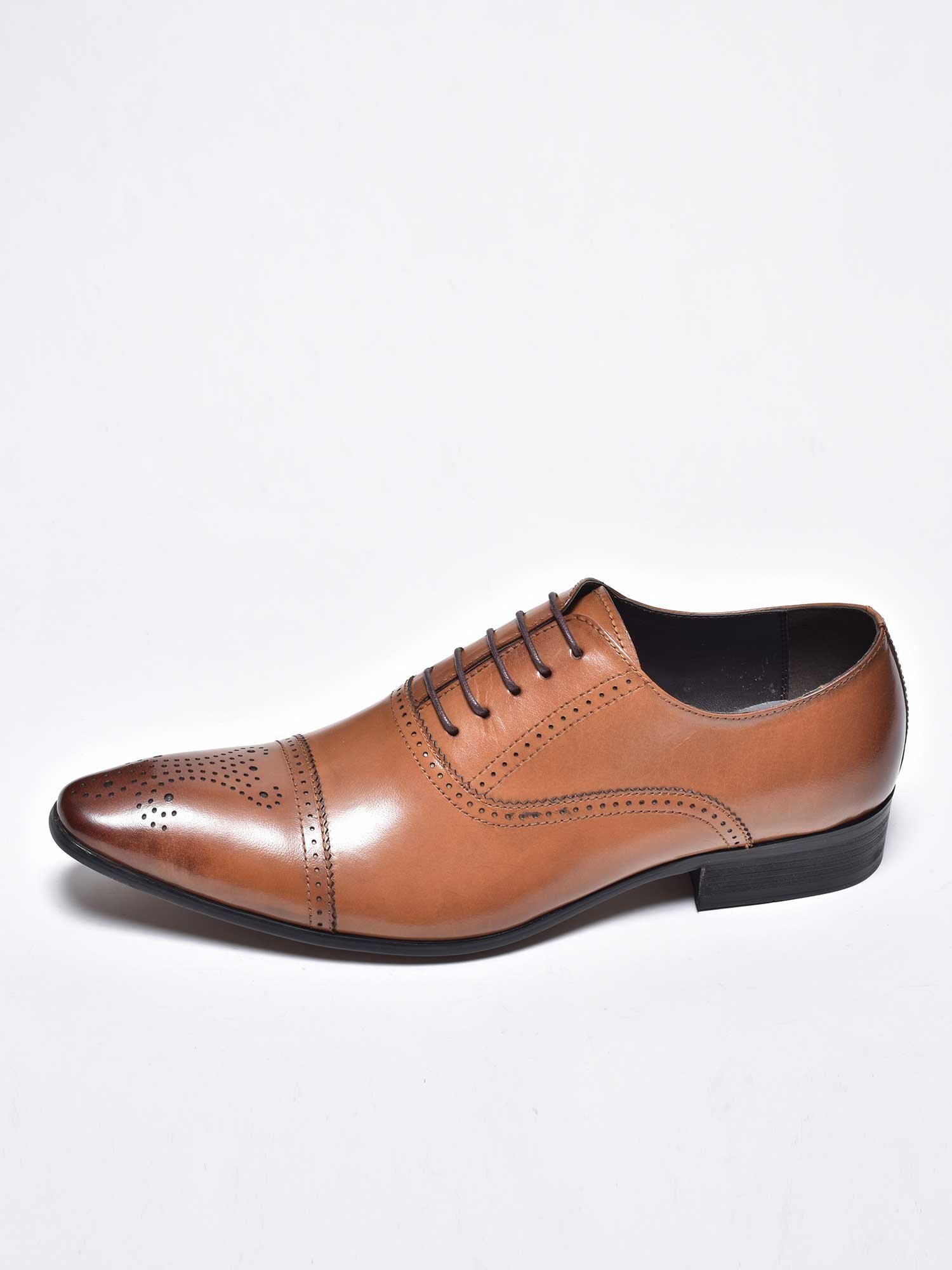 Деловые кожаные туфли LUCIUS, Brown