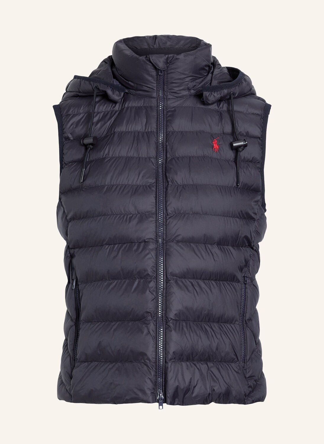 

Стеганый жилет со съемным капюшоном Polo Ralph Lauren, синий