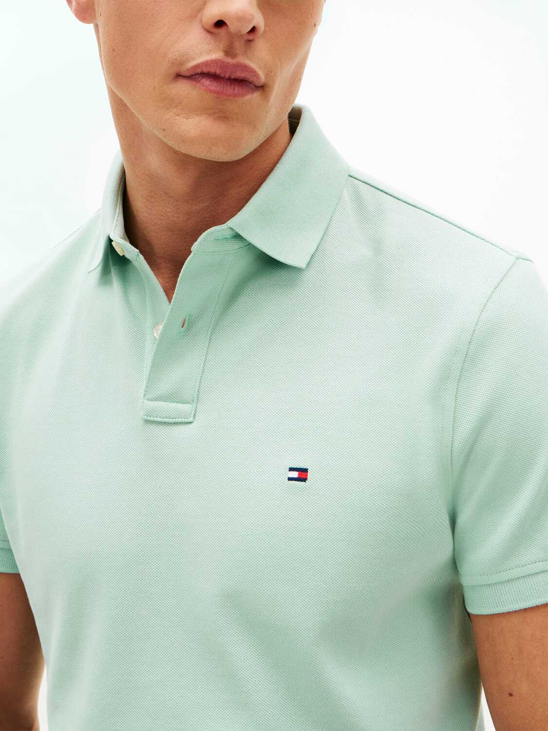TOMMY HILFIGER Футболка 'CORE 1985 REGULAR POLO' в цвете Mint — фото 2