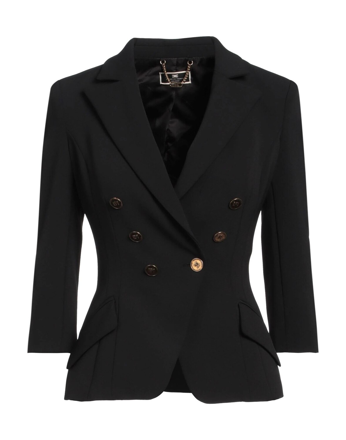 

Блейзер Elisabetta Franchi, черный