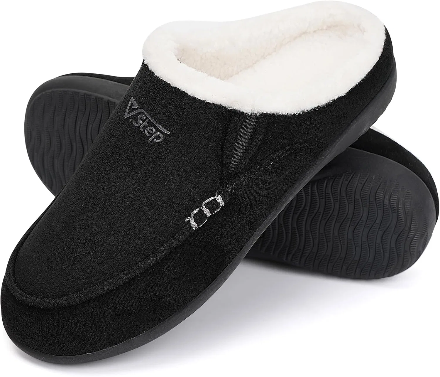 Тапочки с ортопедической поддержкой V.Step, Black