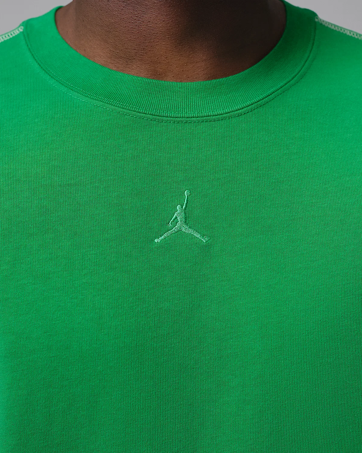 Мужская футболка с коротким рукавом Jordan Flight, Lucky Green/Sail/Lucky Green — фото 4